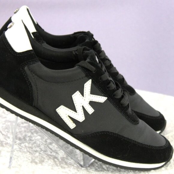 Michael Kors Stanton Trainer Sneakers – Black/White – Size 7M - Picture 1 of 12